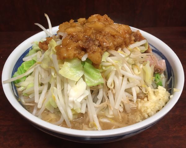 「小ラーメン(ヤサイニンニクアブラ)」@ラーメン二郎 めじろ台店の写真