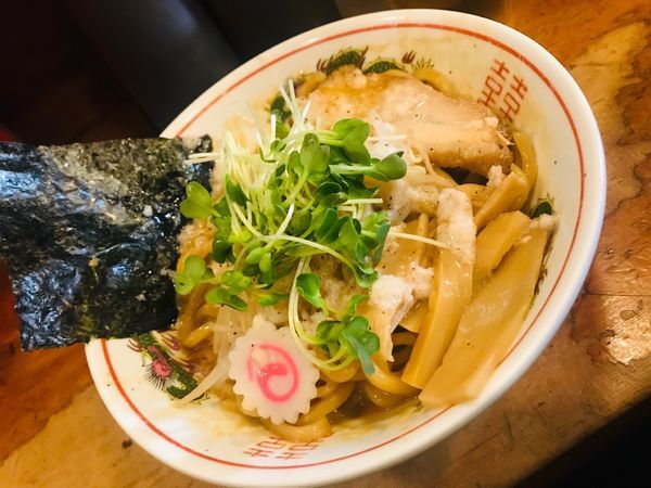 「特濃油そば 大」@武蔵野アブラ学会 早稲田総本店の写真