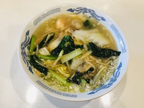 「海鮮五目スープ麺」@中華そば たんたんの写真