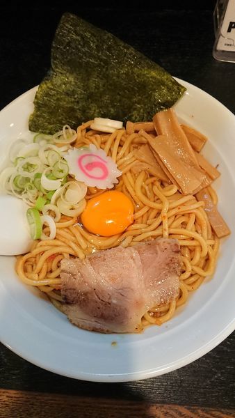 「まぜそば」@大勝軒 まるいち 新宿東南口店の写真