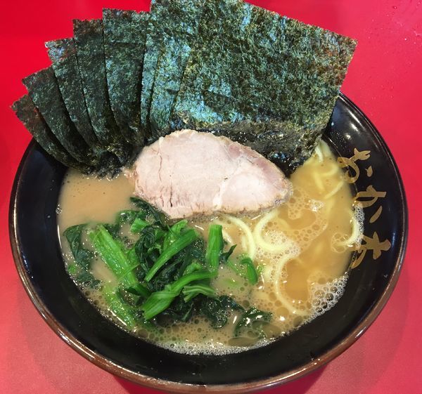 「ラーメン並 海苔増し」@横浜ラーメン おか本の写真