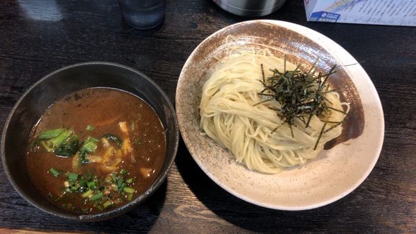 「つけ麺 大盛り あっさり」@麺屋 青山 本店の写真