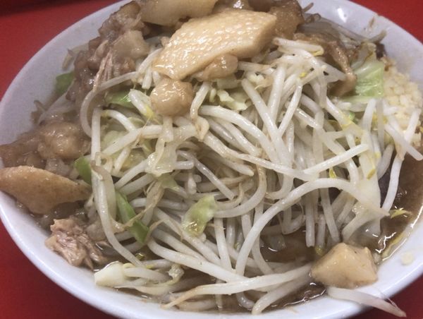 「小らーめん(にんにくあぶら)」@ラーメン二郎 松戸駅前店の写真