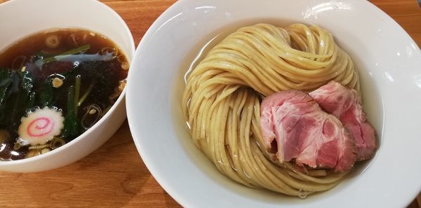 「昆布水 つけ麺 大盛」@らぁ麺 はんにゃの写真