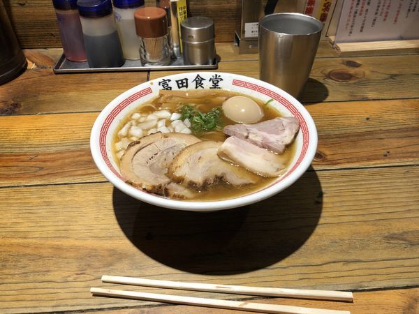 「特製煮干」@松戸中華そば 富田食堂の写真