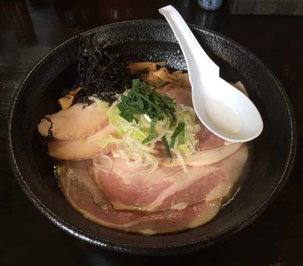 「【無くなるまで限定】鶏濃麺(梅塩)」@濃麺 海月の写真