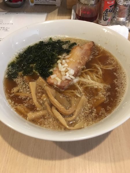 「ラーメン 大盛＋メンマ増」@麺＆cafe Coi.Coi.の写真