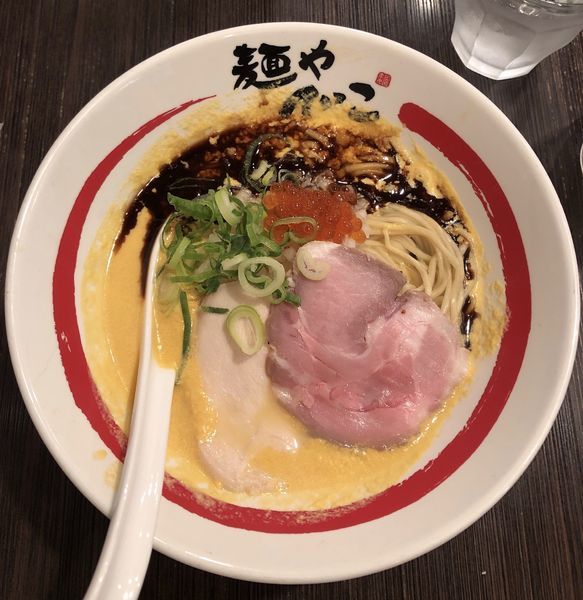 「[５周年限定] 特製濃厚雲丹そば 1600円+チーズリゾット」@麺や でこの写真