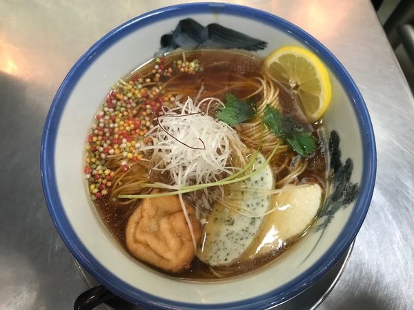 「真鯛のあら炊きらーめん」@ZUND-BARの写真