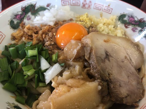 「味噌汁だくまぜそば」@まぜそば油そば専門店 雷音の写真