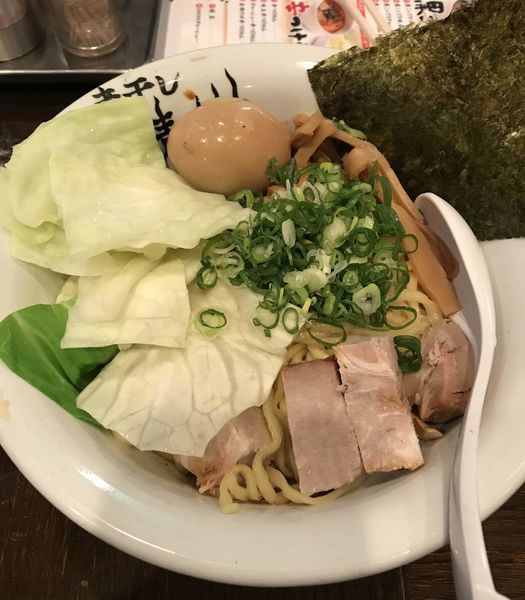 「油そば¥750」@煮干しらーめん青樹 立川店の写真