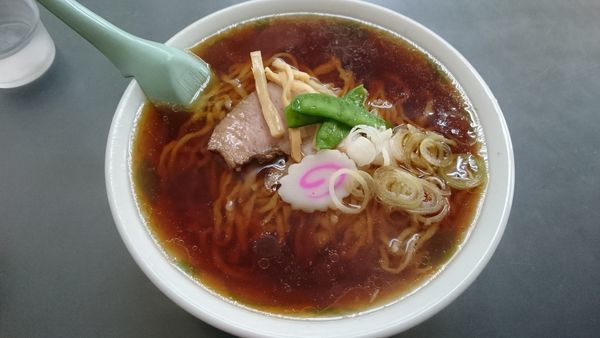 「中華そば600円」@年貢町 茶釜食堂の写真