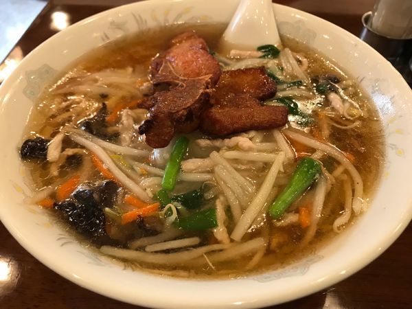 「排骨サンマー麺」@三和楼の写真