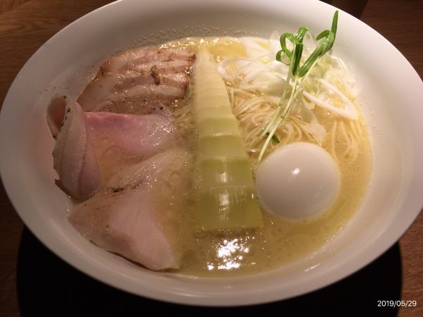「特製鶏白湯」@楢製麺の写真