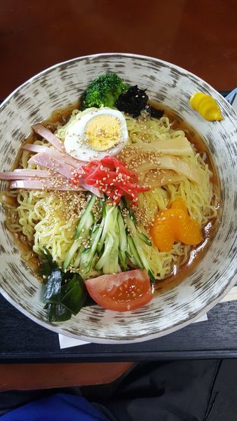 「冷やし中華大盛り」@山草小屋の写真