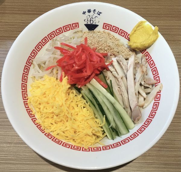 「冷やし中華」@中華そば 六感堂の写真