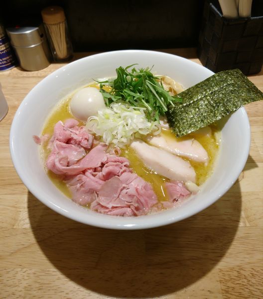 「特製鶏白湯らーめん塩」@麺屋 れんしんの写真