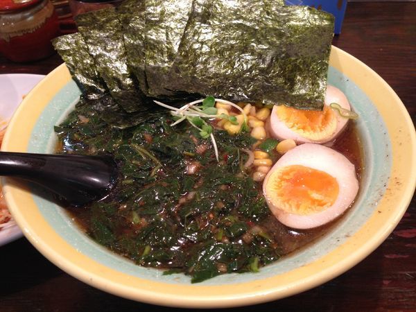 「醤油モロヘイヤ」@らーめん東京食品 六本木店の写真