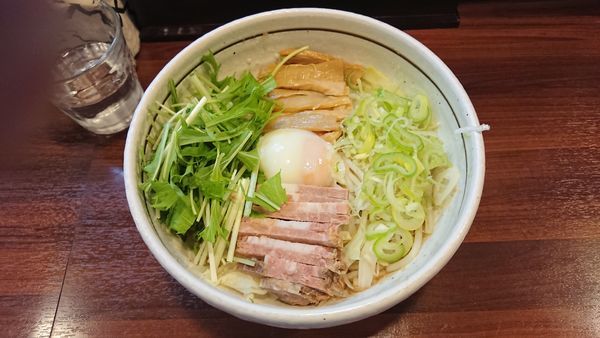 「こってり 汁なし 750円 + ちゃーしゅー丼 250円」@麺屋 旬の写真