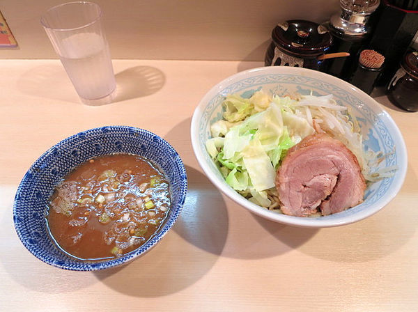 「塩つけめん」@らーめん 陸 尾山台店の写真