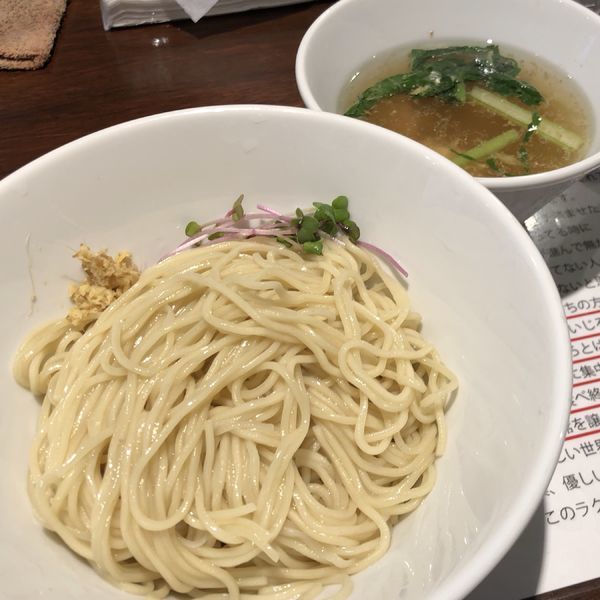 「【限定】塩生姜つけ麺」@塩生姜らー麺専門店MANNISHの写真