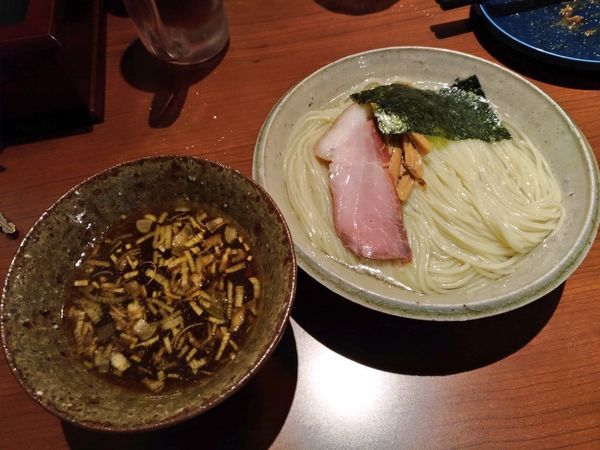「夜の部 かでかる飲み限定メニュー 昆布水つけそば」@支那そば かでかるの写真