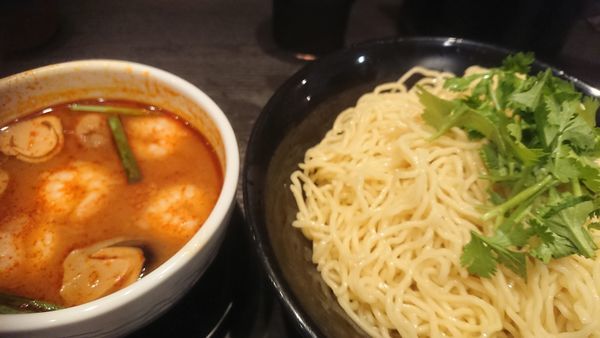 「トムヤムつけ麺（限定、７７０円）」@ラーメン大至の写真