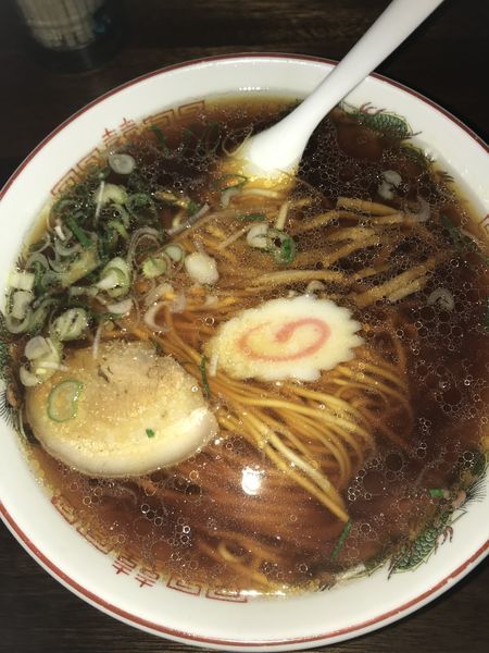 「ラーメン+大盛（¥450+¥100)」@関所食堂の写真