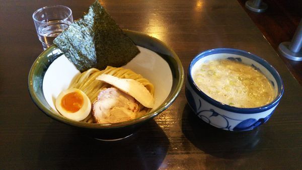 「鶏つけそば小盛」@活龍 期間限定麺処 みつきの写真