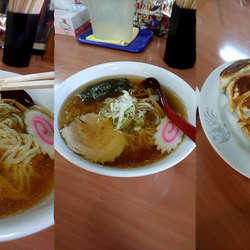 『佐野らーめん+餃子(￥600+450)』