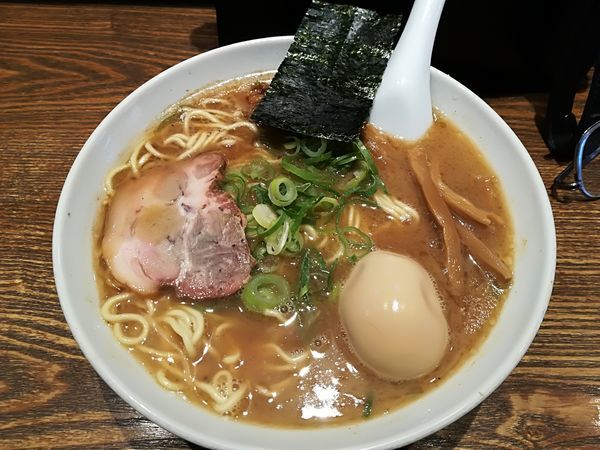 「6/1 味玉そば中盛り940円」@中華そば うめやの写真