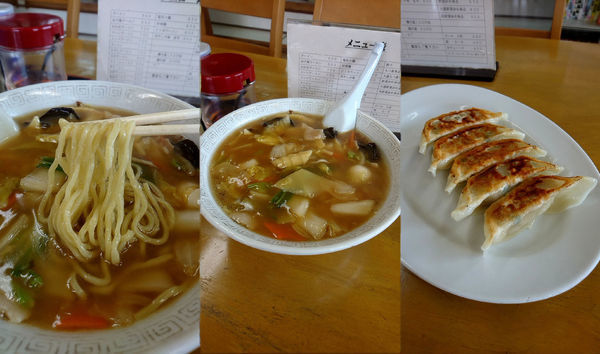 「『悟空ラーメン+餃子(¥800+350)』」@北むら食堂の写真