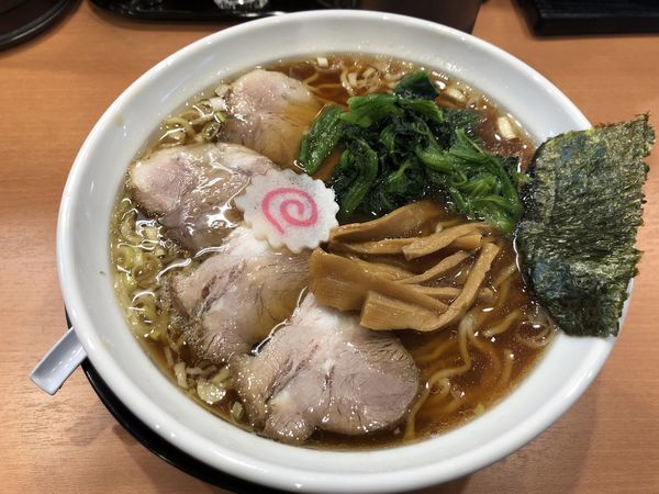 「生姜醤油らーめん（大盛）」@新潟長岡生姜醤油らーめん みずさわ 大宮西口店の写真