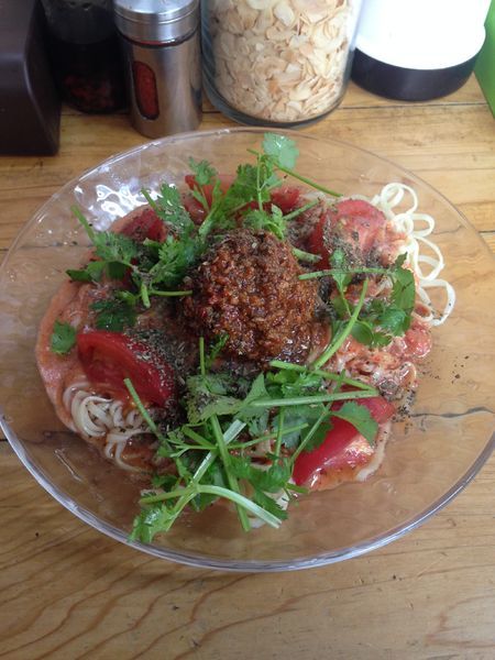 「冷やしトマト担々麺 並 900円」@自家製麺 てんかの写真
