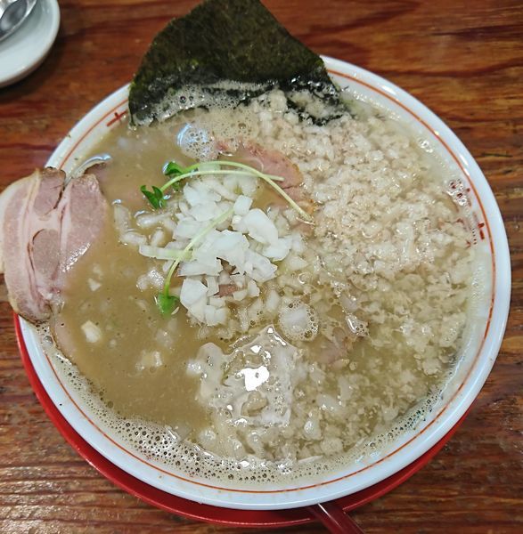 「煮干鬼脂中華そば+肉増し(1000円)」@つけめんTETSU さいたま特別版の写真