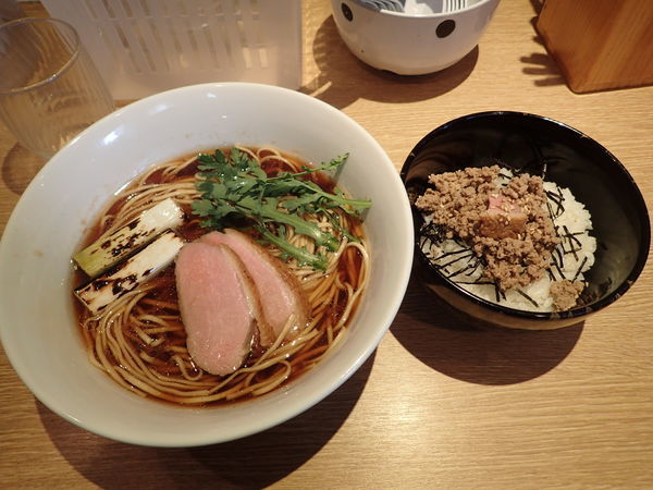 「鴨そば」@麺屋 一燈の写真