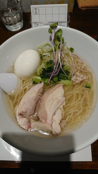 「塩生姜ラーメン」@塩生姜らー麺専門店MANNISHの写真