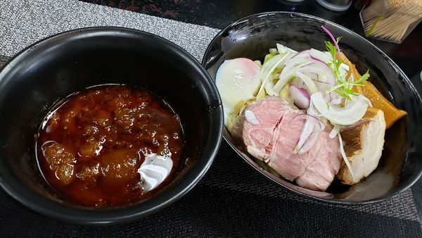 「つけあぶらソバ(辛) 900円」@天元突破の写真