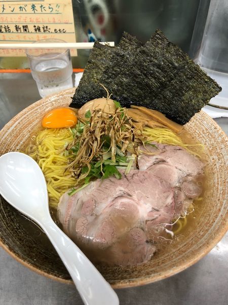 「鮟鱇出汁の塩ラーメン大盛り」@覆麺 智の写真