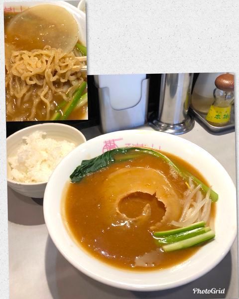 「最終日曜限定・フカヒレ蕎麦¥1380＆ライス￥100」@中華蕎麦 瑞山（ZUIZAN）の写真