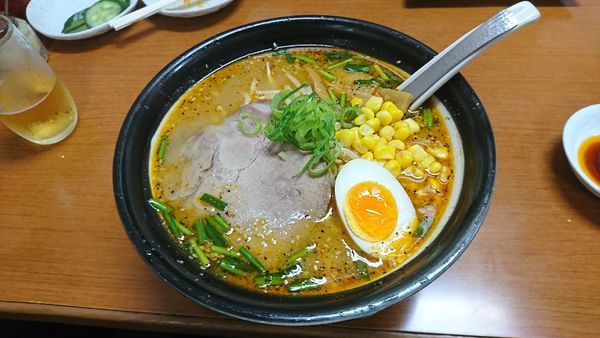 「からみそら～めん」@和風とんこつら〜めん ふくろう 本店の写真