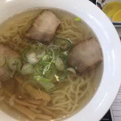 会津山塩ラーメン・並700円+トッピングからし100円