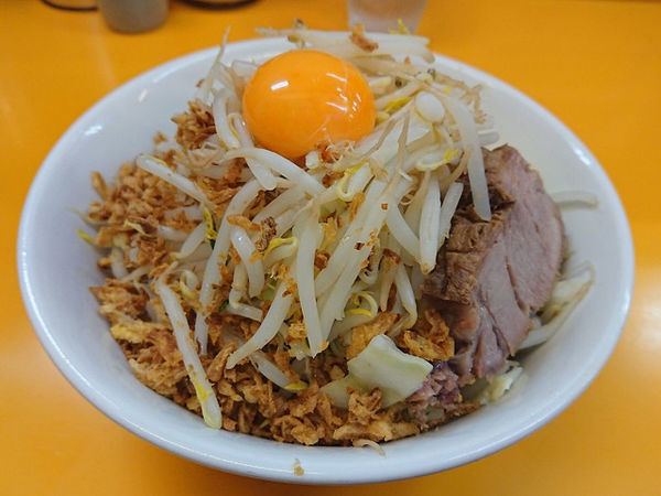 「ミニラーメン（塩）、汁なし」@ラーメンエース 八王子店の写真