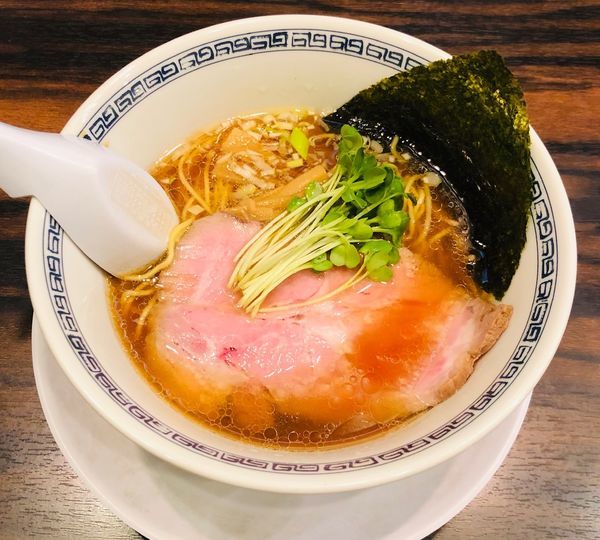 「醤油（細・固め・濃いめ￥700）」@稲荷屋の写真