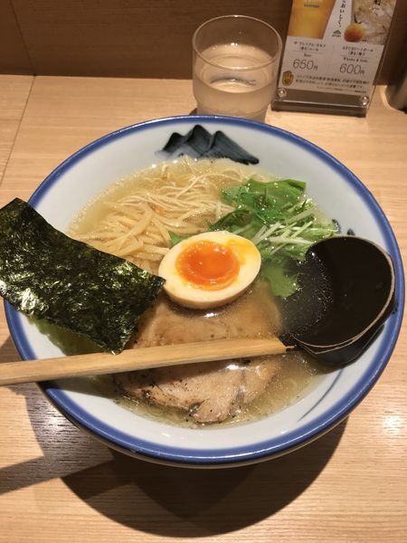 「柚子塩ラーメン」@AFURI 恵比寿の写真