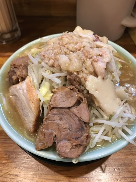 「ラーメン、ヤサイ、アブラ」@ラーメン盛太郎の写真