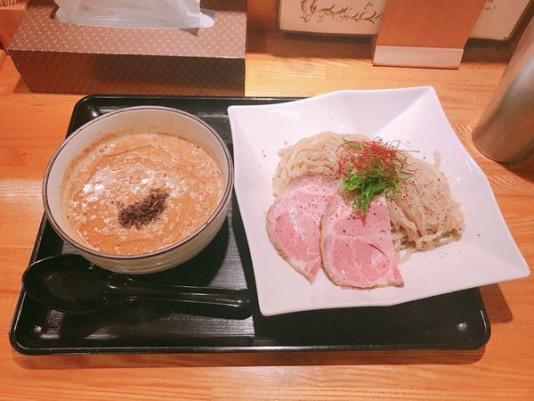 「豚と牛蒡のドロつけ麺『山の饗宴〜Feast of the Mt.」@麺処 飯田家の写真