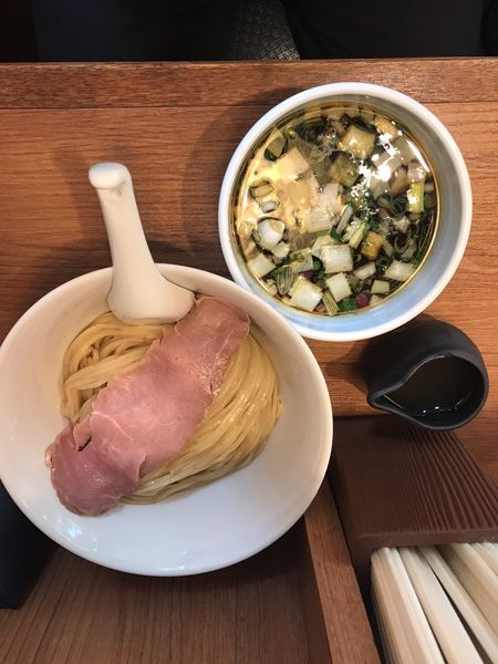 「つけ麺 800円」@鶏そば 煮干そば 花山の写真