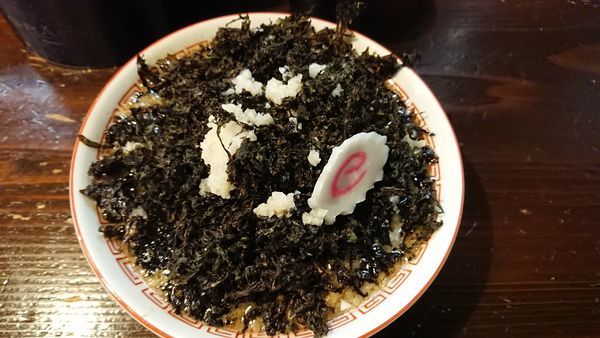 「木曜日限定岩海苔中華そば 980円」@かしやの写真