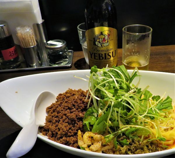 「白胡麻つゆ無し3辛2痺（850円）」@四川担担麺 阿吽 湯島店の写真